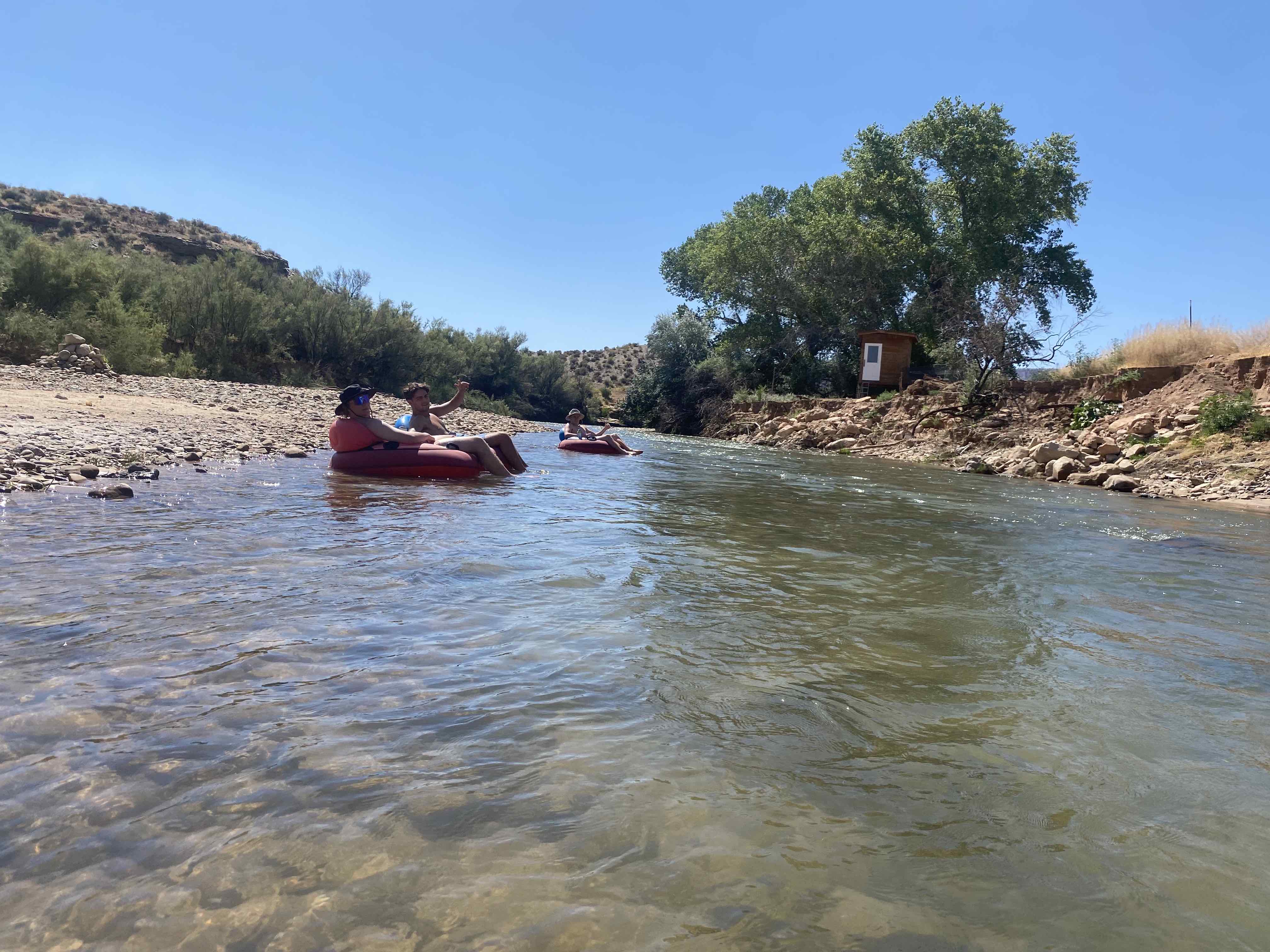 River Tubing Down The Virgin River